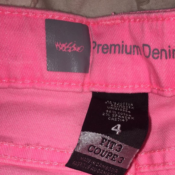 Mossimo jeans size 4 *neon pink* - Picture 3 of 3